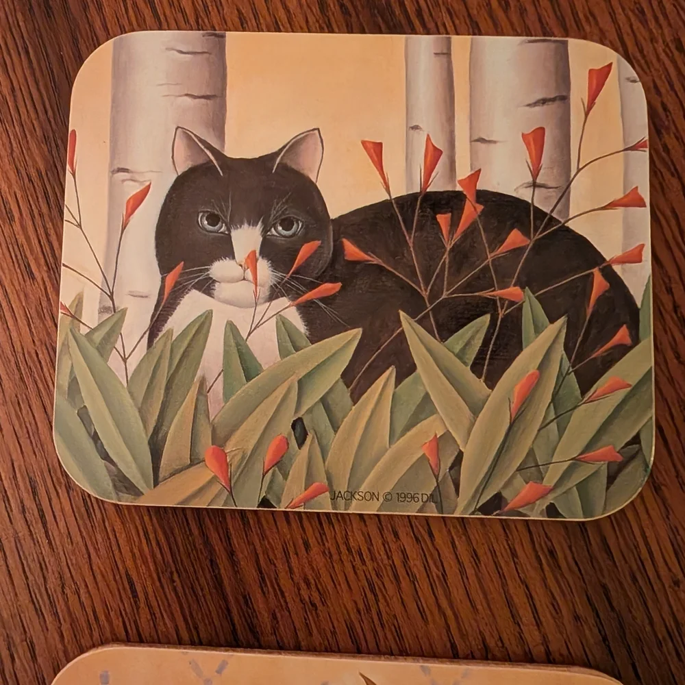 Cat-Themed Coasters